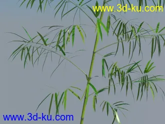 3D打印模型竹子 有贴图材质 带UV的图片