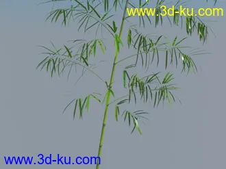 3D打印模型竹子 有贴图材质 带UV的图片