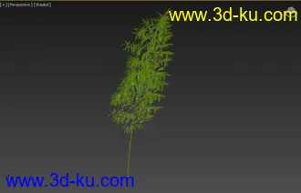 3D打印模型竹子 有贴图材质 带UV的图片