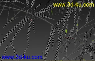 3D打印模型竹子 有贴图材质 带UV的图片
