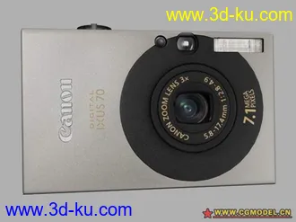 3D打印模型CANON IXUS 70相机的图片