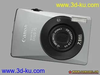 3D打印模型CANON IXUS 75相机的图片