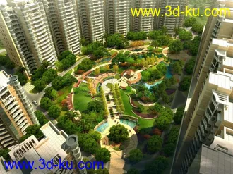 3D打印模型住宅区的图片