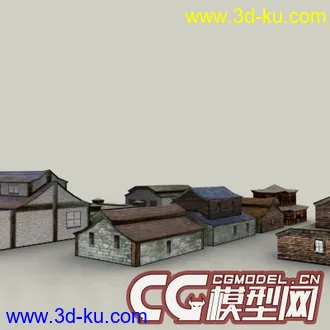 古建模型免费下载的图片