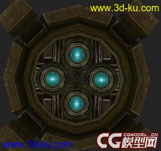 3D打印模型科幻飞碟  有完整骨骼和动画 要的拿去的图片