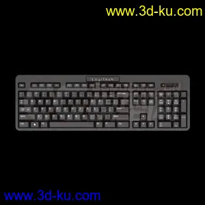 3D打印模型随便做的实模键盘的图片