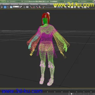 3D打印模型沙漠妹子 BlackDesert 可爱萝莉性感的图片