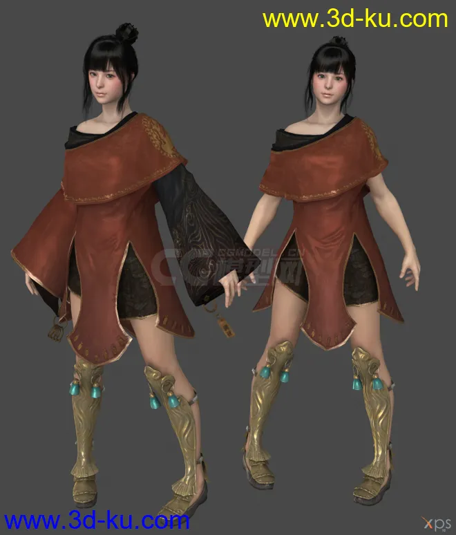 沙漠妹子 BlackDesert 可爱萝莉性感模型的图片2