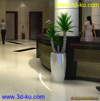 3D打印模型棋逢对手低面植物的图片