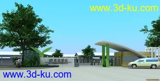 3D打印模型棋逢对手低面植物的图片