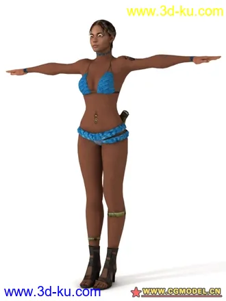 3D打印模型biohazard 5 全標準姿勢-model (沒骨架)的图片