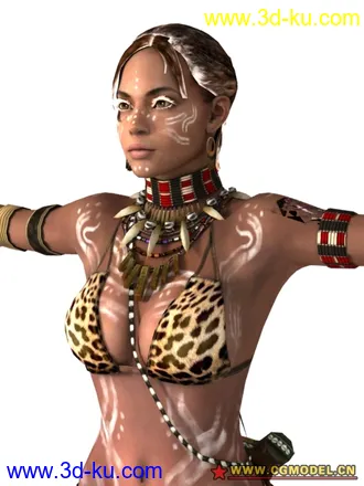 3D打印模型biohazard 5 全標準姿勢-model (沒骨架)的图片