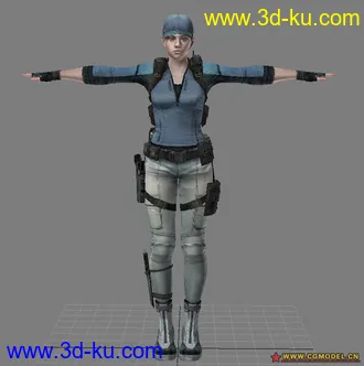 3D打印模型biohazard 5 全標準姿勢-model (沒骨架)的图片
