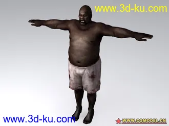 3D打印模型biohazard 5 全標準姿勢-model (沒骨架)的图片