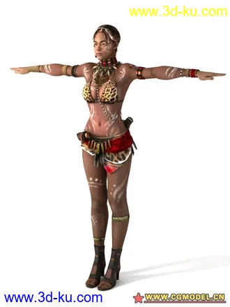 3D打印模型biohazard 5 全標準姿勢-model (沒骨架)的图片