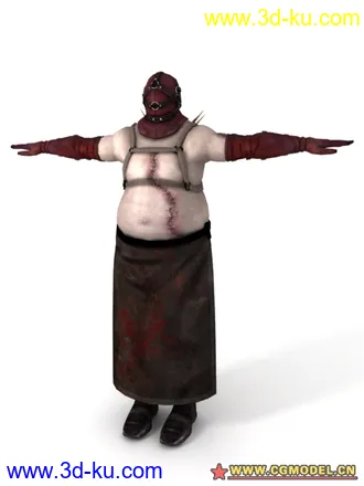 3D打印模型biohazard 5 全標準姿勢-model (沒骨架)的图片