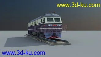 3D打印模型东风火车头的图片