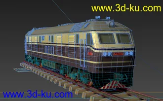 3D打印模型东风火车头的图片