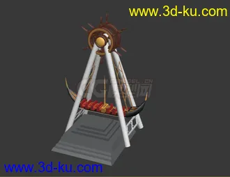 3D打印模型海盗船的图片