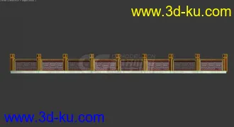 3D打印模型折桥  小桥 景观桥的图片