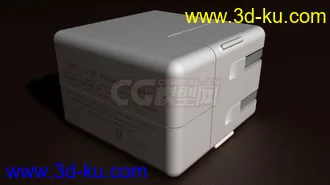 3D打印模型Iphone电源适配器的图片
