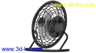 3D打印模型小电扇的图片