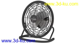 3D打印模型小电扇的图片