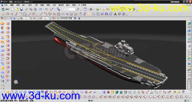 中国辽宁号航空母舰工业3d模型，各种三维格式，可以打印的图片3