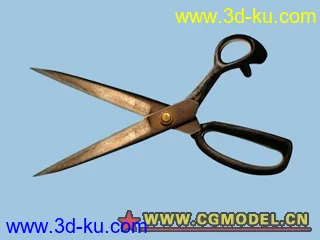 3D打印模型一把剪刀的图片