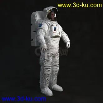 高质量宇航员模型，航天员，max文件带绑定，4k贴图的图片