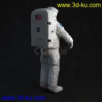高质量宇航员模型，航天员，max文件带绑定，4k贴图的图片