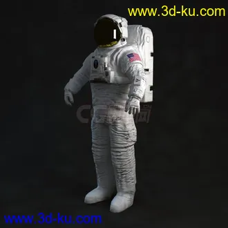 高质量宇航员模型，航天员，max文件带绑定，4k贴图的图片