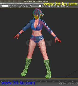 3D打印模型DOA5 Pai chen/ 短发版陈佩 性感女郎 俏皮萝莉 可爱萝莉  赛车女郎  性感萝莉的图片