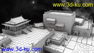 3D打印模型地府场景的图片