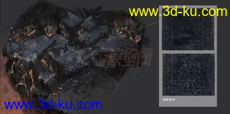 3D打印模型地府场景的图片