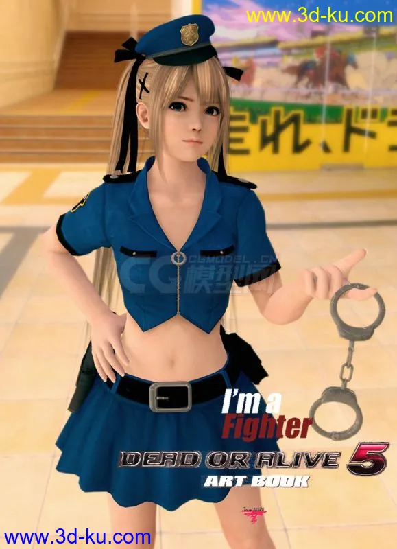 Marie Rose/玛莉萝丝 性感女警 可爱警察 可爱萝莉 性感萝莉 性感女郎 DOA5 生或死5模型的图片1