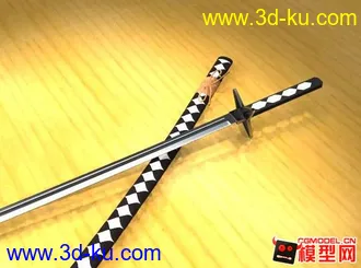 3D打印模型日番谷冬狮郎—冰轮丸的图片