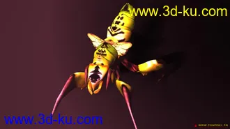 一个游戏怪物虫的模型的图片