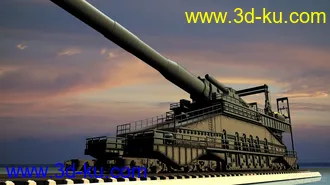 3D打印模型德国 大炮 多拉的图片