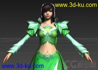 3D打印模型诛仙-广心水吉碧瑶装的图片