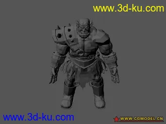 3D打印模型魔兽人物的图片