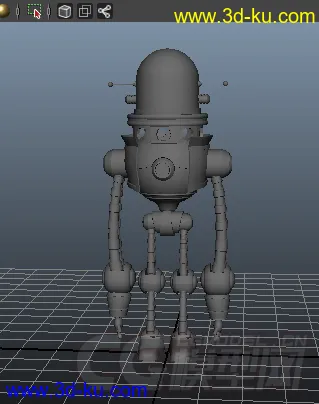 3D打印模型之前做的个小机器人的图片