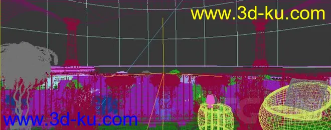 3dmax全模型建筑动画场景 海岸特写镜头的图片3