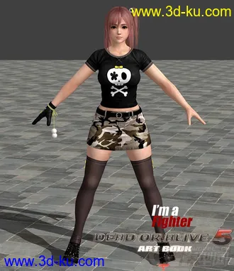 3D打印模型可爱俏皮穗乃果 Honoka 性感女孩 黑丝女孩 性感丝袜 可爱萝莉 性感萝莉 俏皮萝莉的图片