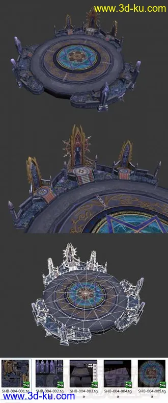 3D打印模型theCrisisOfShadow场景建筑系列-议会广场的图片