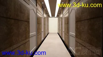 3D打印模型一个场景作业，带贴图的图片