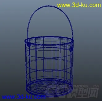 3D打印模型油漆桶一个的图片