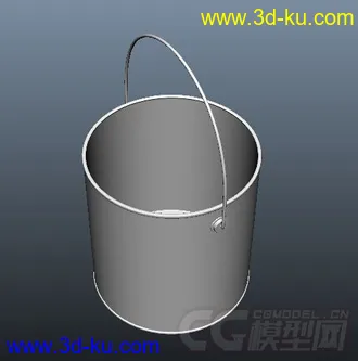 3D打印模型油漆桶一个的图片