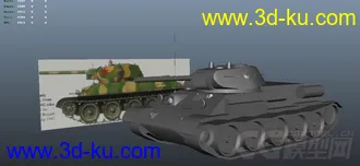 3D打印模型苏联t-34坦克的图片