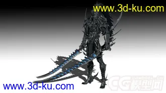 3D打印模型洛英男黑暗骑士带CS绑定的图片